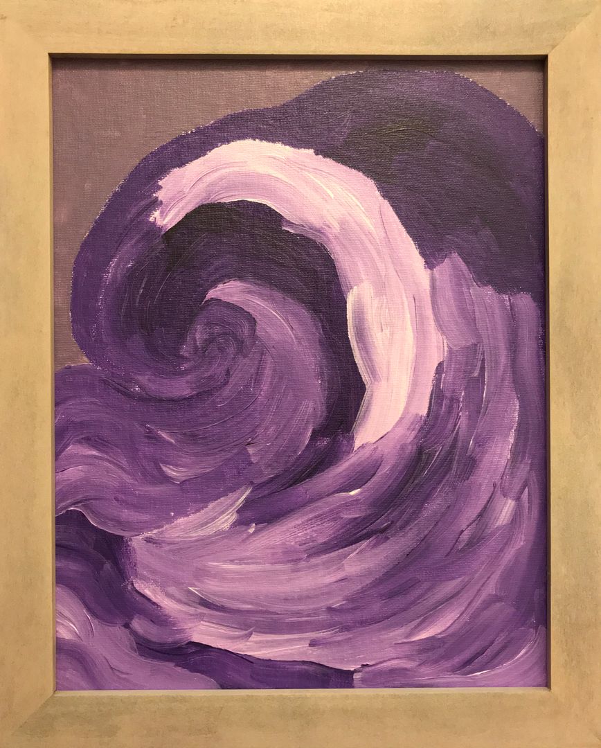 (#32 Water) Purple Wave (16h x 13w) 250.00.jpg