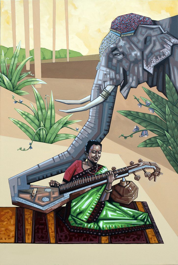 The Veena Player and The Elephant.jpg
