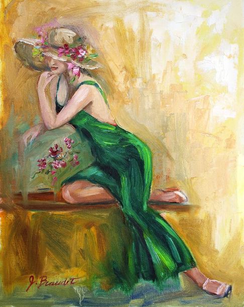 lady in green paintint by j beaudet.jpg